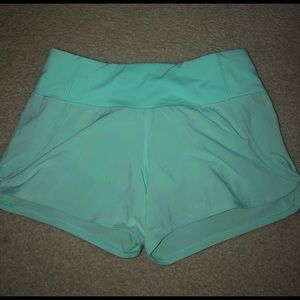 lululemon mint shorts